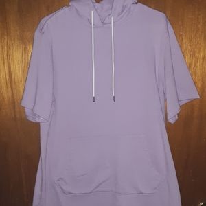 Short Sleeved Purple George Hoodie 💜